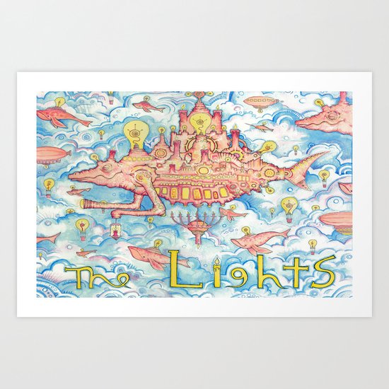The Lights Tour Art Print