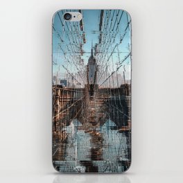 New York City distorted iPhone Skin