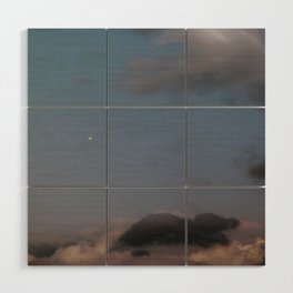 Night Sky Clouds | Nautre and Landscape Photography Wood Wall Art