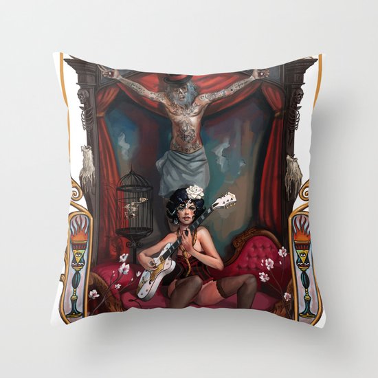 Cirque du Mort Throw Pillow