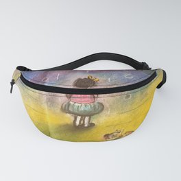 Pastel Painting<The girl> Fanny Pack
