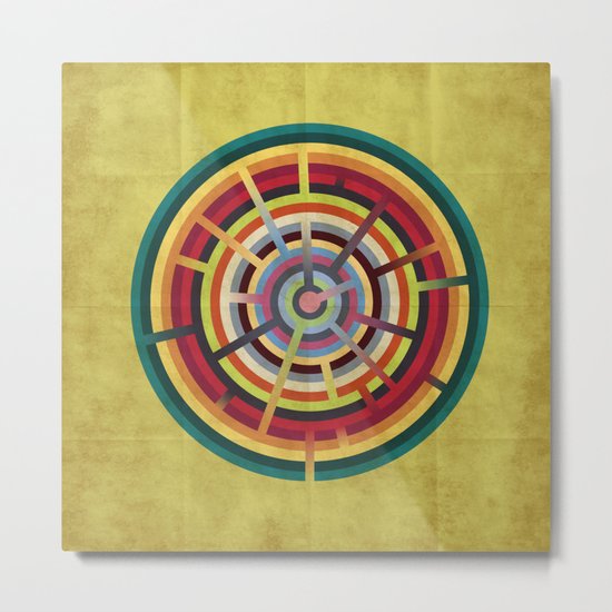 Lost in color Metal Print