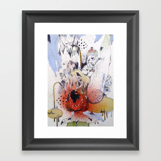 em poor mint Framed Art Print