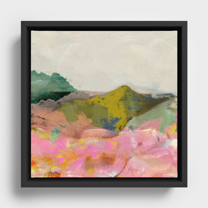 summer landscape Framed Canvas