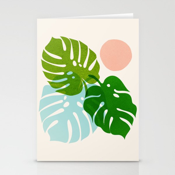 Abstraction_FLORAL_NATURE_Minimalism_001 Stationery Cards