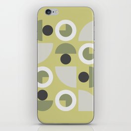 Classic geometric arch circle composition 35 iPhone Skin