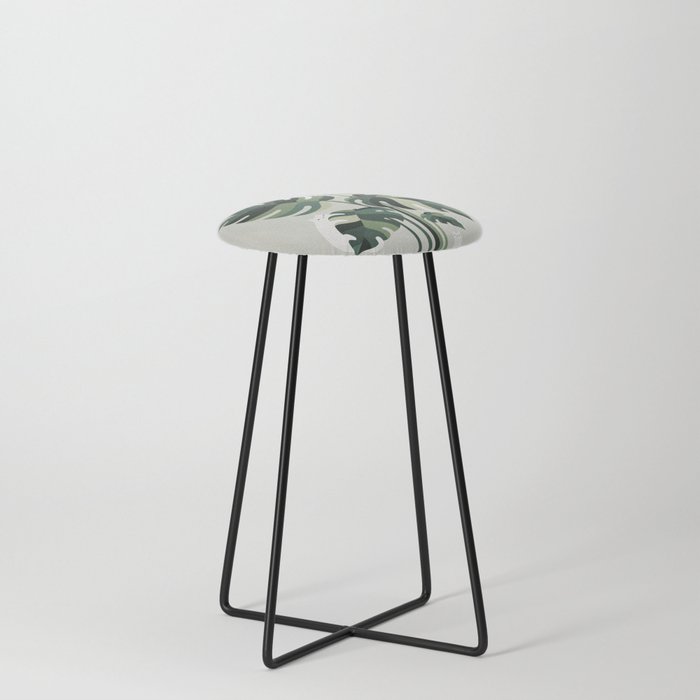 Cat and Plant 11 Counter Stool