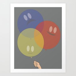 Balloon Bodies Art Print