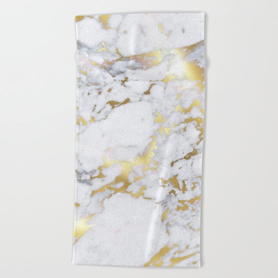 Original Gold Marble Beach Towel