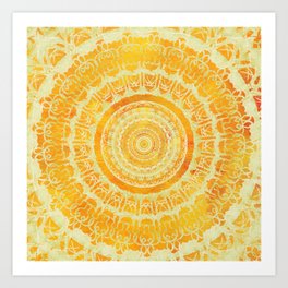 Sun Mandala 4 Art Print