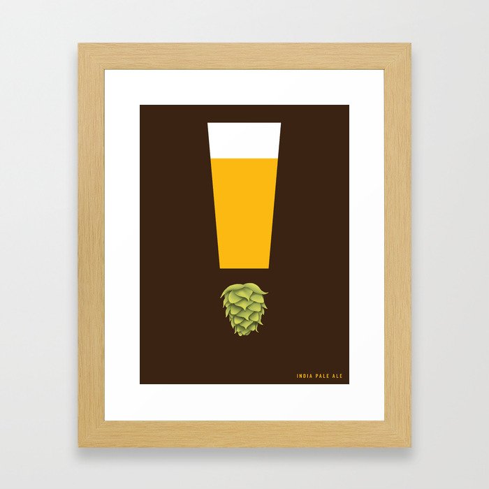 Beer: India Pale Ale Framed Art Print