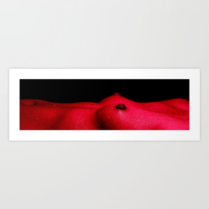 Refined Sensuality Red Art Print