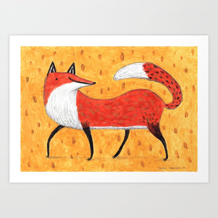 Sassy Little Fox Art Print