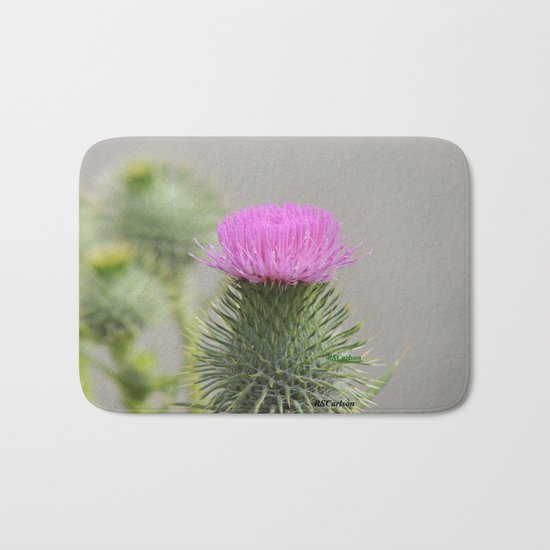 Thistle Bloom Bath Mat