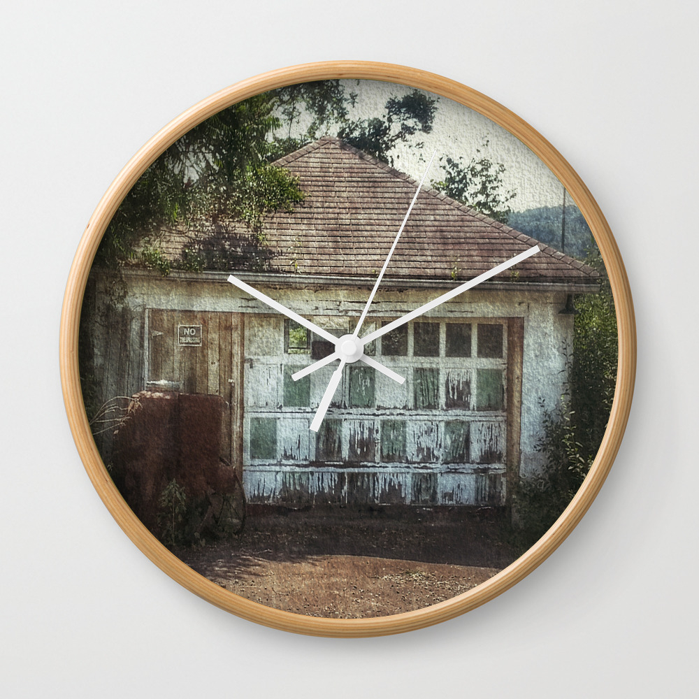 Pap S Garage Wall Clock