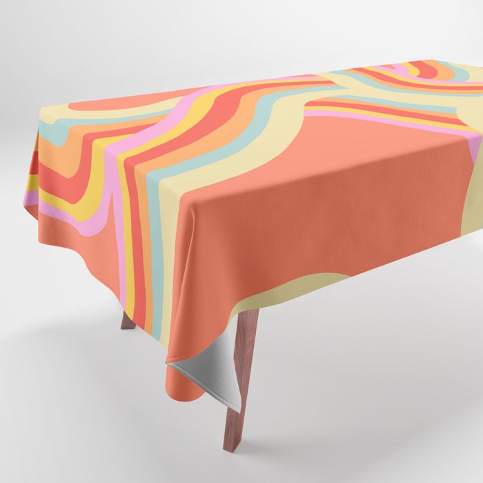 Groovy Rainbows Tablecloth