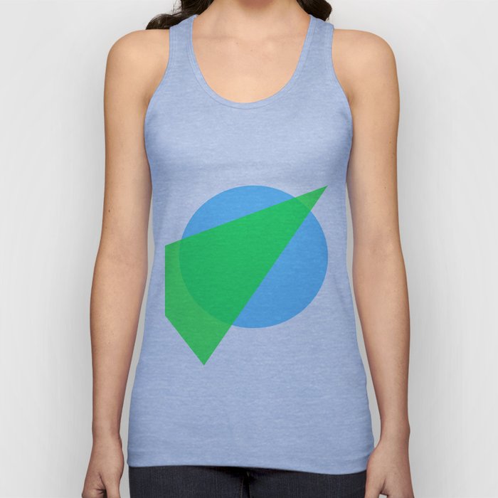 Compass: Blue and Green Tank Top