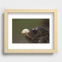 Hoodie in the balance Recessed Framed Print