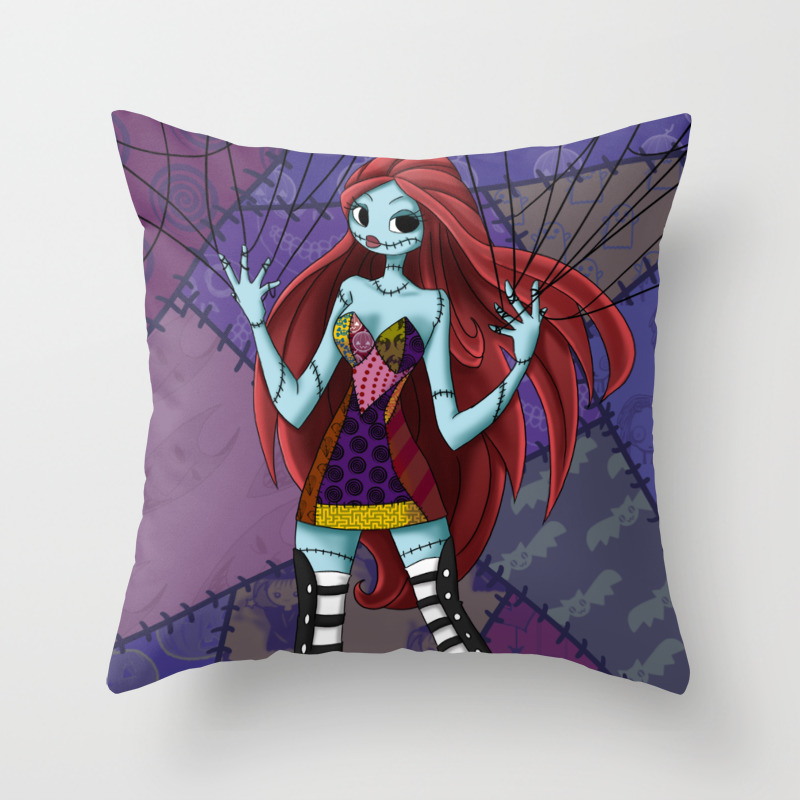 Sally Nightmare Before Christmas Throw Pillow By
