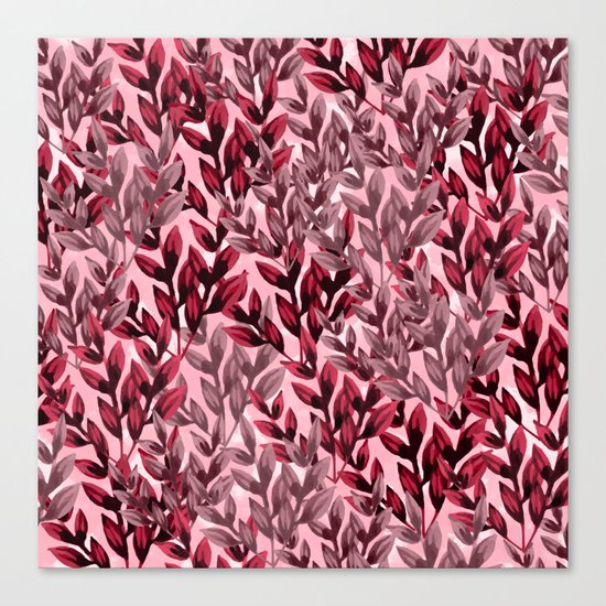 Leaf pattern Canvas Print