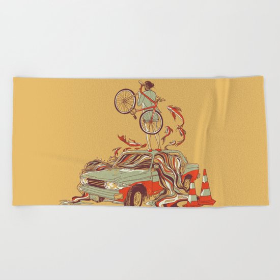 Whole New way Beach Towel