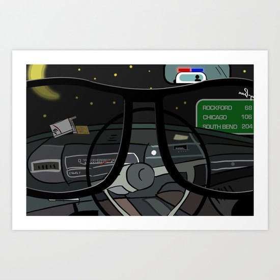 Blues Brothers Art Print
