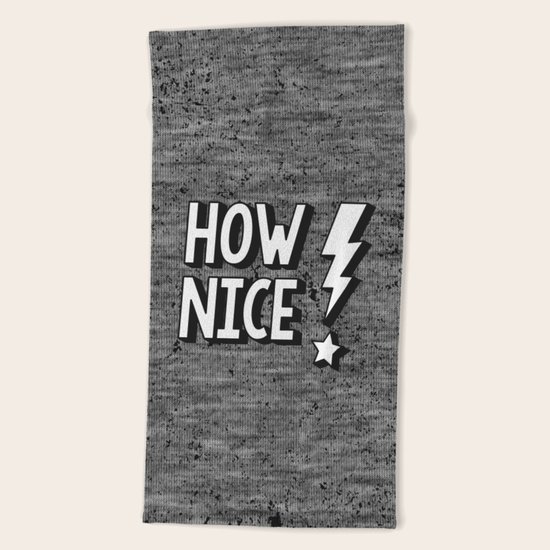 How Nice Beach Towel