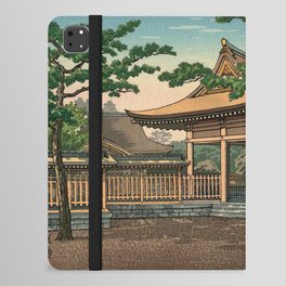Kashiwara Shrine 1940 by Tsuchiya Koitsu iPad Folio Case