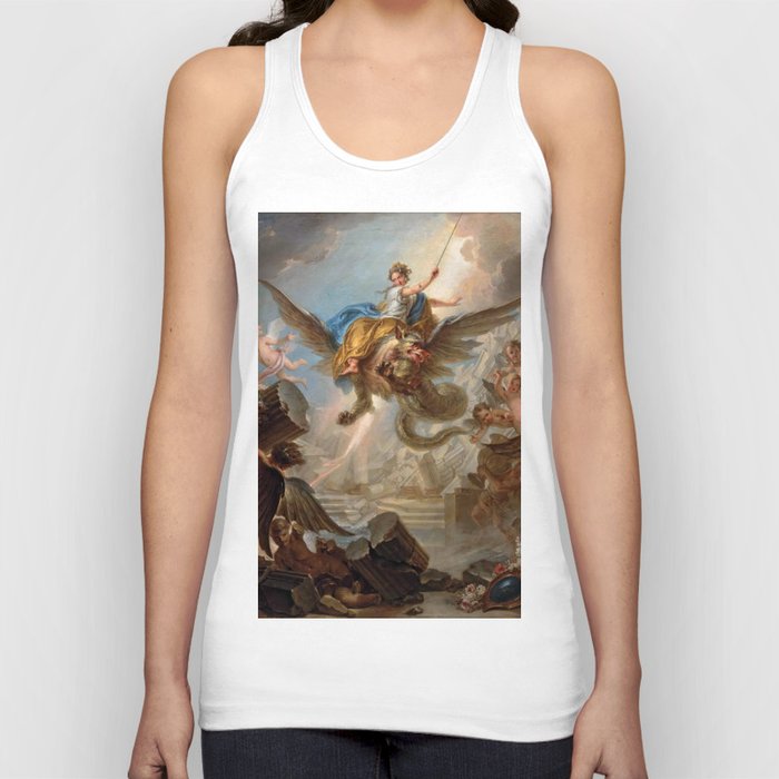 The Destruction of the Palace of Armida - Charles-Antoine Coypel 1737 Tank Top