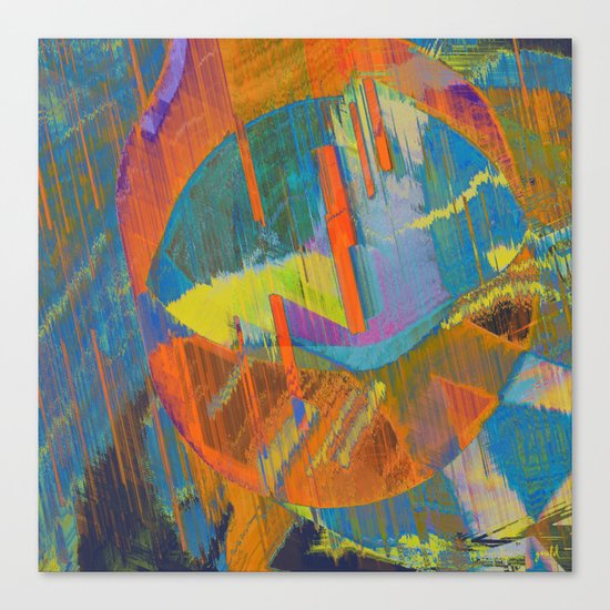 Pixels On The Beach - Mark Gould Canvas Print