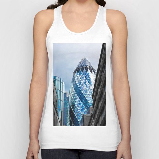 The Gherkin London Unisex Tank Top