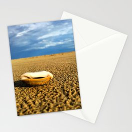 Brazil Photography - Seashell Laying On The Open Beach Stationery Card