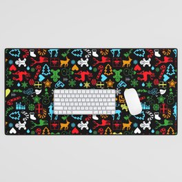 Christmas pattern , Merry Christmas Wrapping paper  Desk Mat