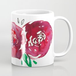 Three Red Christchurch Roses Coffee Mug