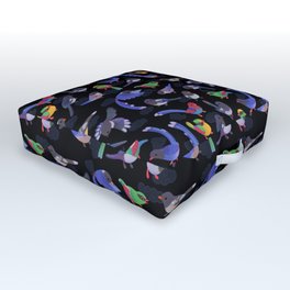 Magpie -dark Outdoor Floor Cushion