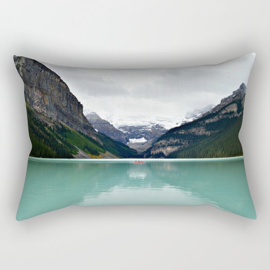 Lake Louise #mountains Rectangular Pillow