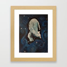 Polar Bear Dream Framed Art Print