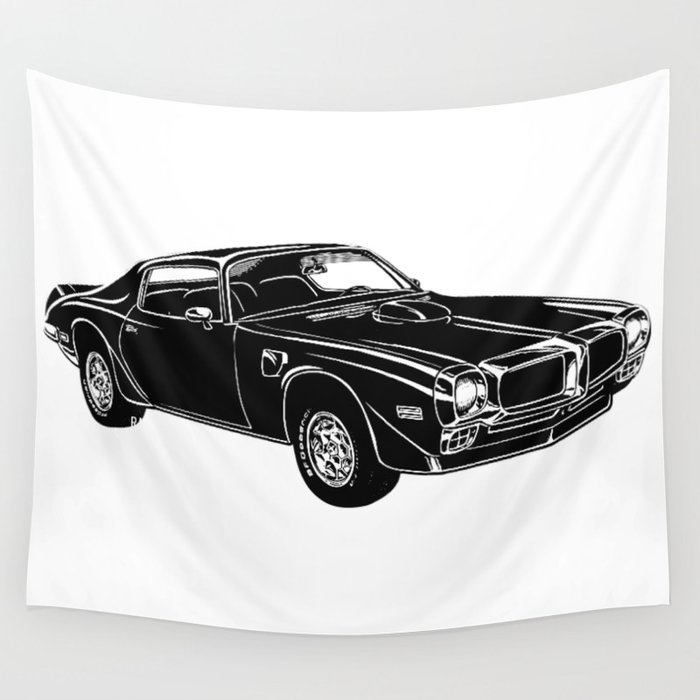 Trans Am Muscle Car Wall Tapestry