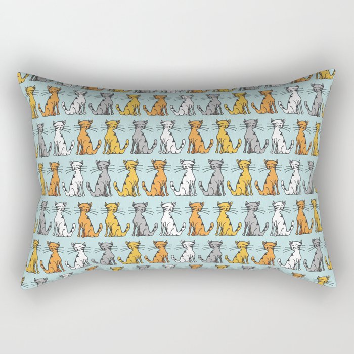 Cute cats by Maria Rectangular Pillow