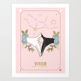 Virgo Zodiac Series Art Print
