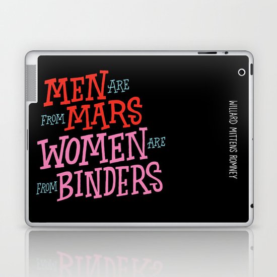 Men Are From Mars, Women Are From Binders Laptop & iPad Skin