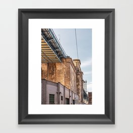 Under the Bridge in New York City | Travel Photography in NYC Framed Art Print