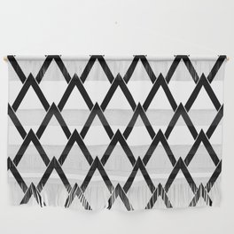 Abstract geometric pattern - black and white. Wall Hanging