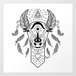 Deer Art Print