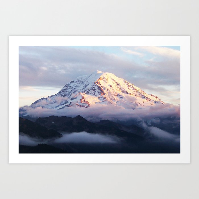 Marvelous Mount Rainier 2 Art Print