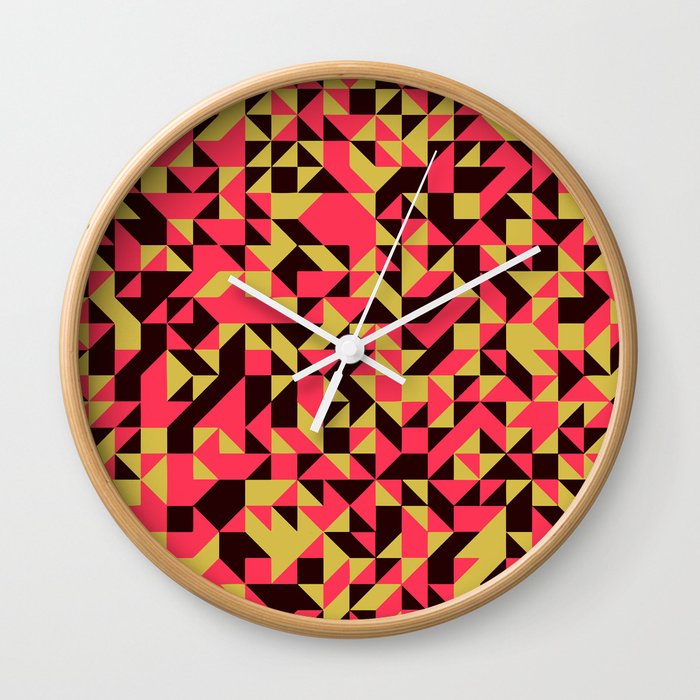 Abstrato Geométrico Wall Clock