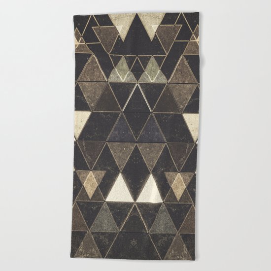Triangles XXVII Beach Towel