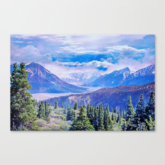 Neverland mountains Canvas Print