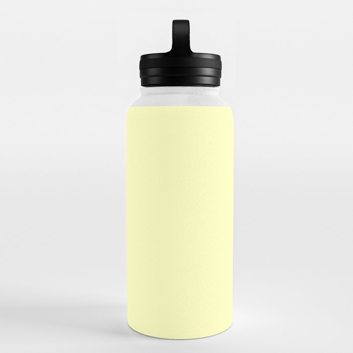 Custom Water Bottle - 32 oz Yellow Insulated Water Bottle with Straw