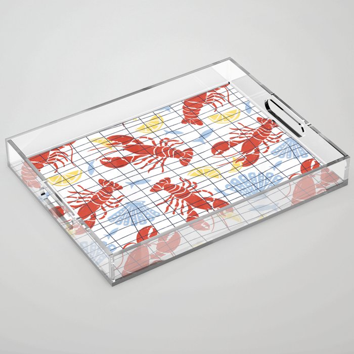 Fresh Catch Summer Lobster Acrylic Tray